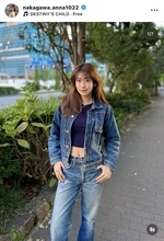 「峰不二子やん！」元ＮＨＫ中川安奈アナ、抜群スタイルのへそ出し姿に「ヤバい」「オーラが出てる」「かっけー」