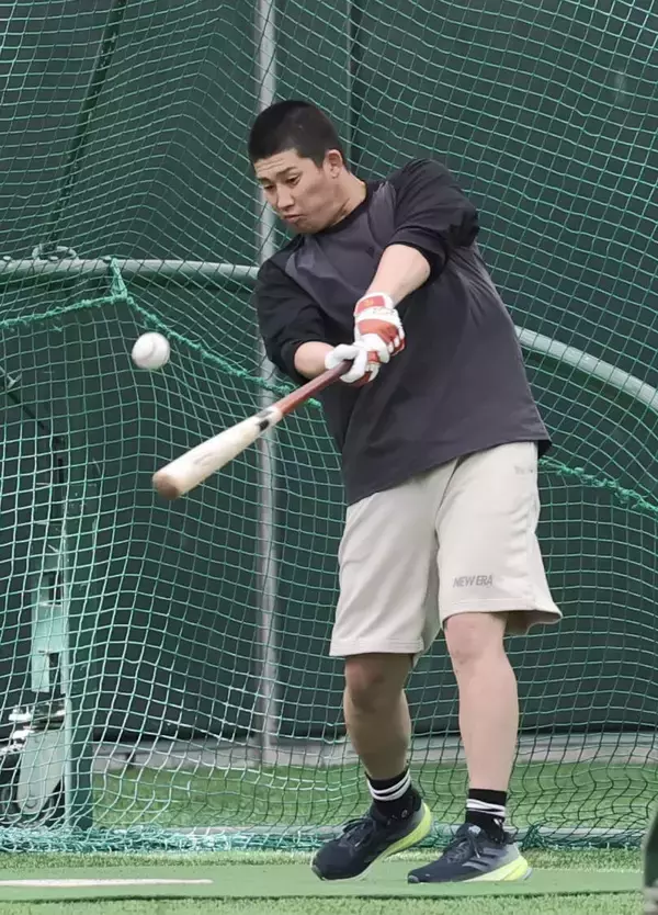 【巨人】増田陸が短パン姿で休日返上トレ「体調問題ない」体調不良での療養から復帰