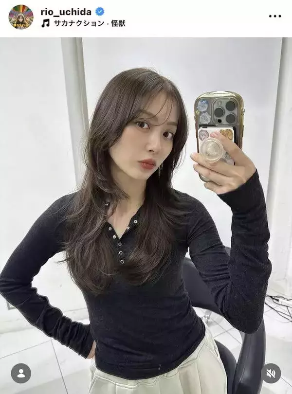 内田理央、レイヤーの新ヘアが透明感抜群！「うわわ可愛すぎる〜」「神々しい美しさ」