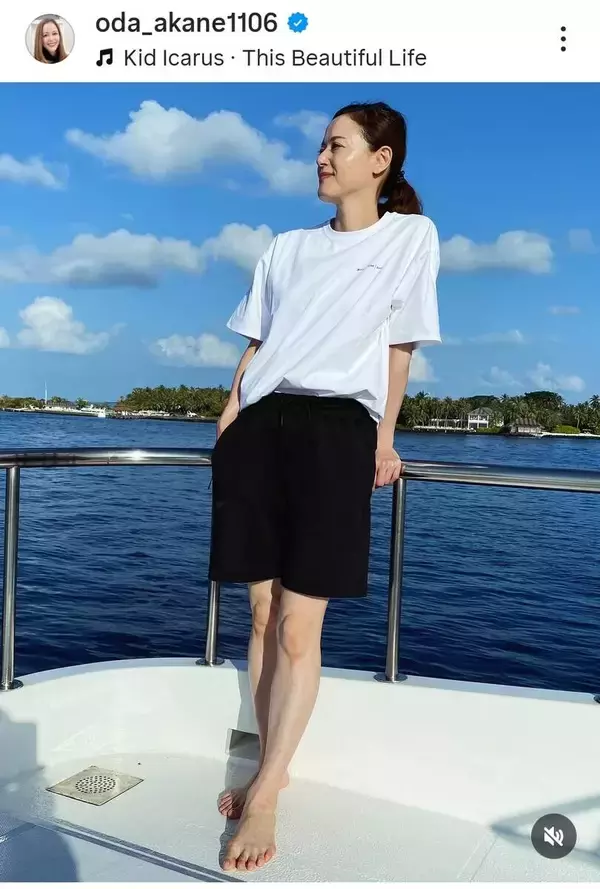 １４年ぶりに女優復帰…３年たった現在の姿が「圧倒的な美しさ」「美人さん～」「見とれちゃう」小田茜に反響