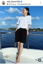 １４年ぶりに女優復帰…３年たった現在の姿が「圧倒的な美しさ」「美人さん～」「見とれちゃう」小田茜に反響