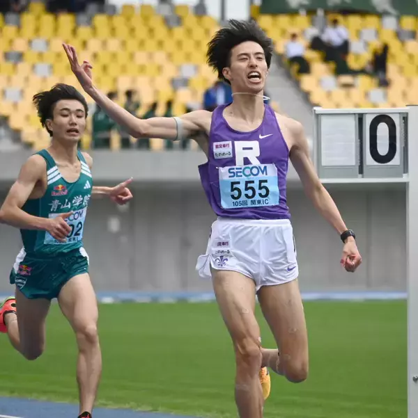 男子２部１５００Ｍは立大の青木が３連覇　青学大の榲山、大藪が２位、３位に続く　関東学生陸上