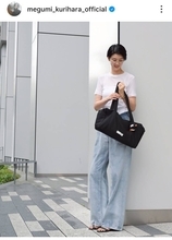 元バレー日本代表・栗原恵さん、超脚長デニム姿を披露し「スタイルよく綺麗で美しい」の声
