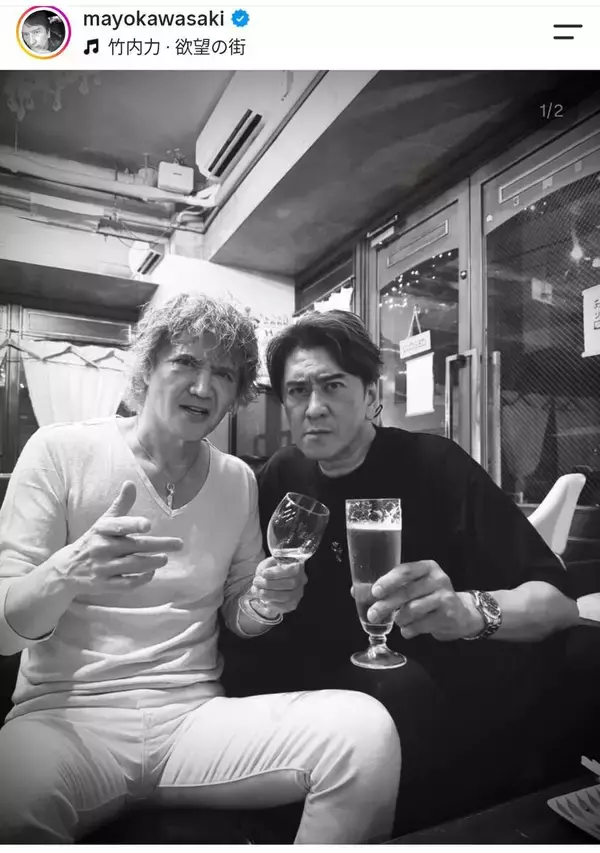 「イメージ変わりすぎ」６２歳俳優　激変した現在の姿「かなり痩せて…」川﨑麻世と再会「イケメン外国人かと」