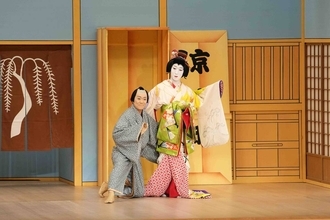 尾上松緑　伝説の彫師・左甚五郎を演じる「京人形」中村時蔵とのコンビで歌舞伎座を華やいだ雰囲気に