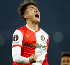 フェイエノールトＤＦ渡辺剛が欧州リーグ初ゴール　リーグ戦欠場のＦＷ上田綺世も復帰　同大会２勝目