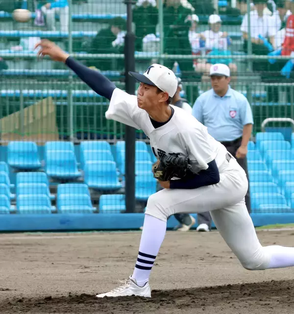【高校野球】掛川西の本格派２年生右腕・加藤元気が７回２失点の力投　「緊張はしなかった。応援団も多くて楽しかった」…静岡大会