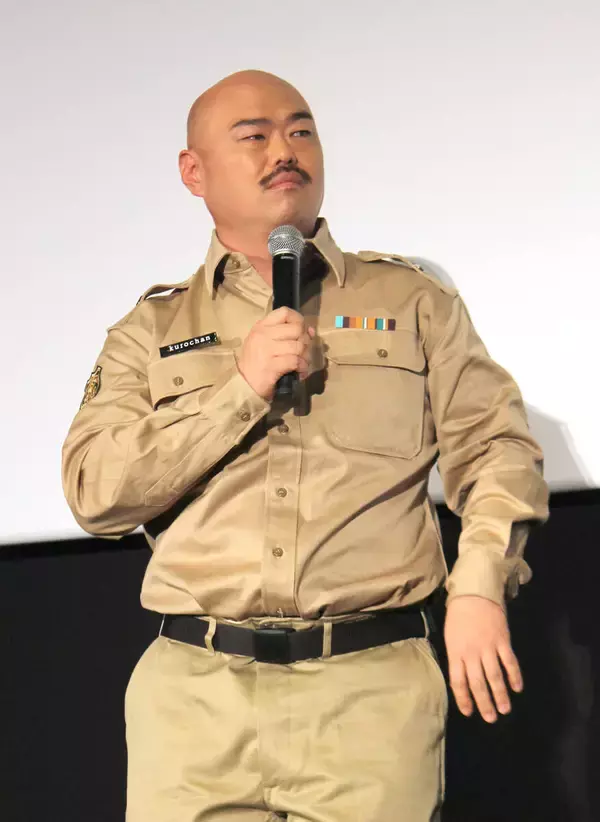 クロちゃん「インドで婚活もいいかな。グッバイ、ジャパン！」印映画ＰＲイベント