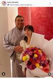 「人気力士と結婚６年　美人歌手がラブラブ夫婦ショット！「メロメロですね」高安の妻・杜このみがお祝い」の画像1