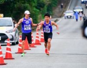 宮古島大学駅伝３区で順大の今井が首位キープ　２位に青学大の黒田、３位に東洋大の薄根