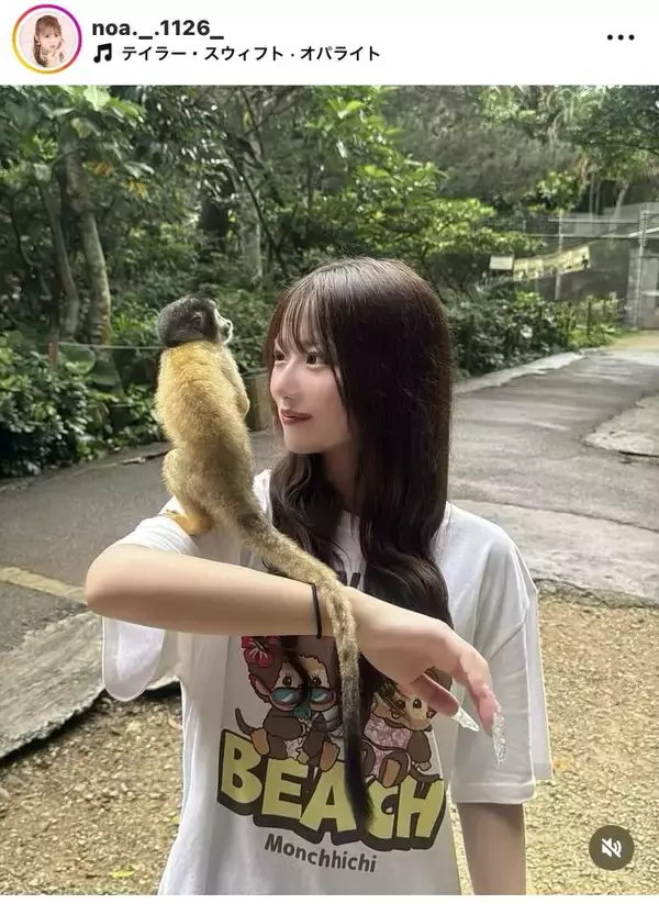辻希美の長女・希空、リスザルとふれあう姿を披露！「手に乗ってくれたのに反応に困ってる笑」