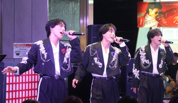 　一卵性三つ子の佐藤三兄弟、阿修羅ダンスを初披露「３人でストイックに練習しました」８月にメジャーデビューへ