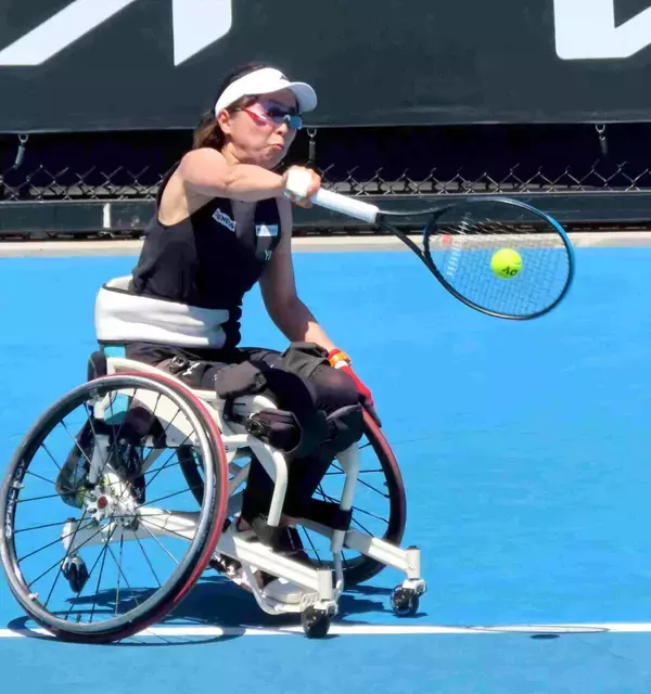 【全豪テニス】東京パラリンピック銅メダリスト　大谷桃子　予選を勝ち上がり本戦入り　車いすテニス