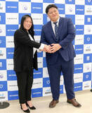 「日体大のリ・ビル・クリストファーが雷部屋入門会見「大の里関に憧れるのはやめる」　おかみは元世界女王で「言うこと聞く」」の画像1