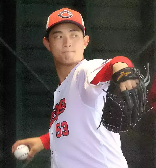 【広島】対外試合“開幕投手”の岡本駿が３回０封 毎回の３安打浴びるも粘投 　今季から先発挑戦の２年目右腕