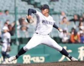 【センバツ】三重が甲子園節目の３０勝　先発左腕・上田晴優がゴロアウトの鬼　大西新史主将が決勝打