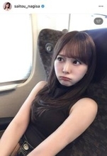 「むりかわいいやばい」齊藤なぎさ、“彼女感”溢れる至近距離ショットに「可愛すぎて涙」「おとなーたんえぐい」