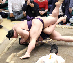 幕内・義ノ富士が７連勝で勝ち越し「まだまだ勝っていきたい」　付け人の嵐富士の新十両昇進に前進する白星にも喜び