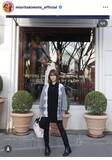 「瀧本美織、スタイル際立つ私服コーデ披露！黒のミニワンピ×ロングブーツ」の画像1