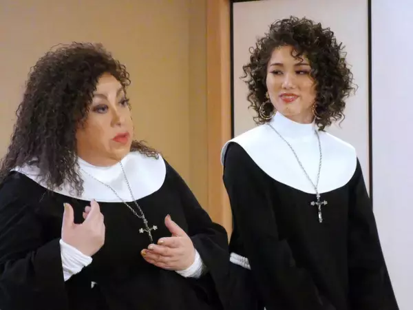 森公美子、前例ないシスター姿での豆まき　「異教徒なのに水天宮さんはお心が深い」