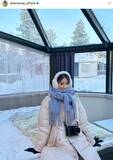 「人気アイドル「－３０℃」極寒の世界へ「すごっ」「凍らないでね」ふわふわコーデが「可愛すぎ」と反響…玉井詩織の北欧旅」の画像1