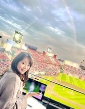 西ノ入菜月アナ　「良い試合になりそう！」楽天に勝利を呼び込んだ大きな虹…仙台放送アナウンサーコラム「書ける」