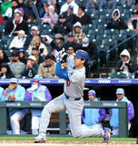 「大谷翔平　５打席目は右直　菅野智之から２安打後は３打席凡退…極寒デンバーで連続試合出塁記録を「４９」に更新」の画像1