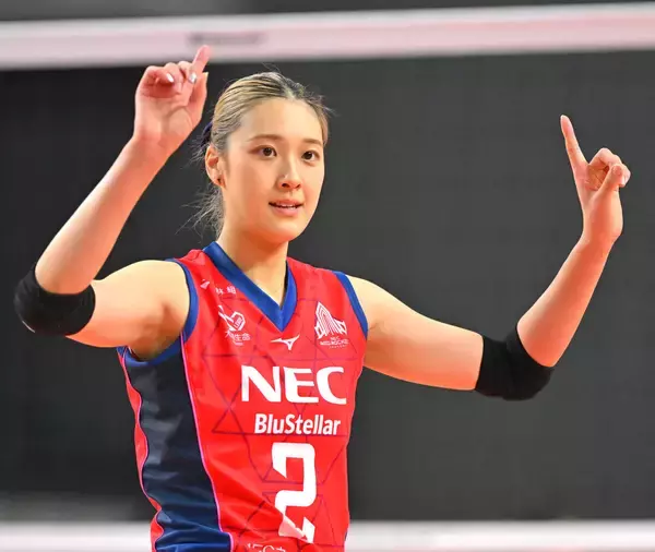 【バレー】首位ＮＥＣが４強進出王手　来季イタリア移籍のエース・佐藤淑乃が１５得点　ホームで埼玉上尾に快勝…ＳＶリーグ準々決勝