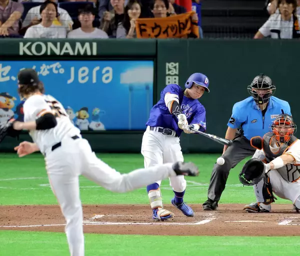【中日】村松開人が無安打無得点は阻止　８回２死から中前安打