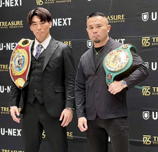 【ボクシング】ＷＢＯ―ＡＰ王者・豊嶋亮太「世界に行きたい」、東洋太平洋王者・緑川創「やってきたことの証しを実現したい」…８・１６後楽園で２冠王座統一戦
