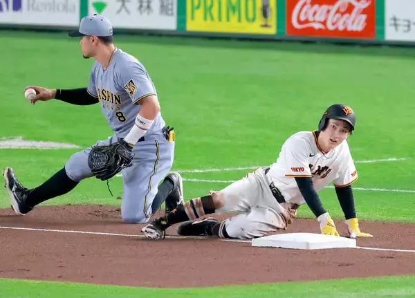 【巨人】浦田俊輔が初回から奇策仕掛けたが惜しくも失敗　無双左腕攻略へ二塁打で出塁後にディレードスチール敢行