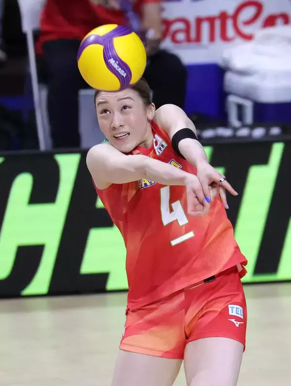 【バレー】日本女子は当落線上の７位に転落　石川真佑主将「絶対に勝ちきらないと」メンバー変更でセッターは３人体制…今夜タイ戦