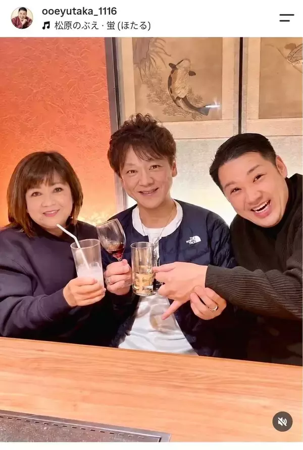 大江裕　急逝した先輩歌手・松原のぶえさんを追悼「『ゆたぽん』と可愛がってくださった」笑顔の写真を公開