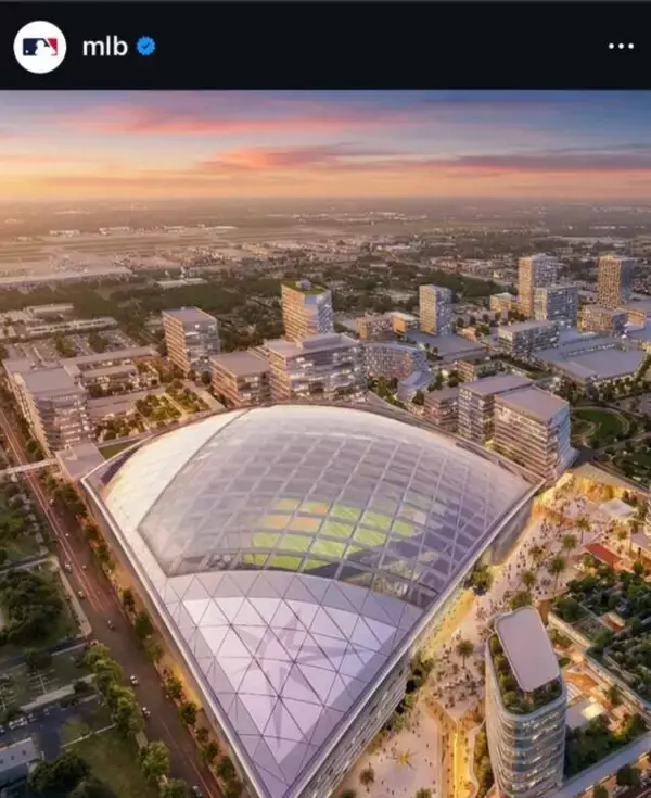 レイズが新球場の完成予想図を発表