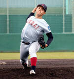 「【大学野球】ドラフト候補の近大・宮原廉が自己最速タイの１５４キロ計測　巨人・竹丸和幸の後輩は８回２失点で関大と引き分け“不敗神話”継続」の画像1