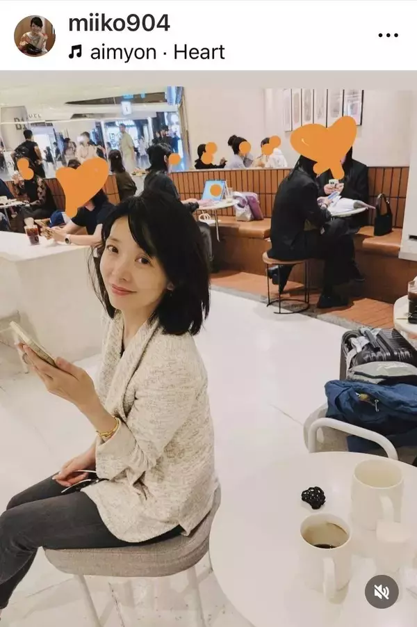 韓国に嫁いだ阿部美穂子、「母来韓！」でイケメン息子２人の顔出しファミリーショットがほのぼの