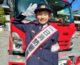 王様のブランチのゆめてぃ・畠中夢叶が一日消防署長「私の指示でたくさんの人が動くなんて･･･｣