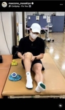 番組ロケで大けがの前園真聖、「手術から２週間」リハビリに励む姿を公開　「少しずつ」「焦らず」激励の声