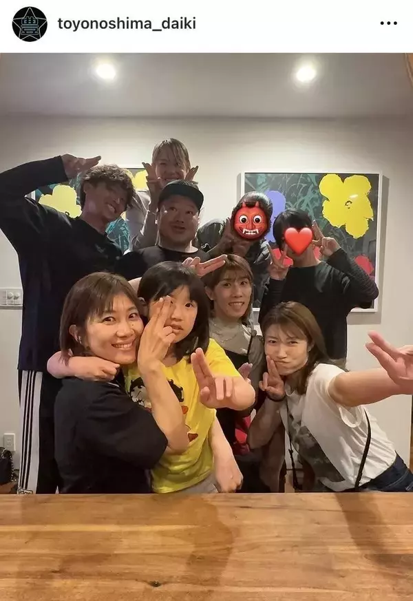 豊ノ島、潮田玲子さん宅でアスリートＢＢＱ　吉田沙保里さん、元バレー代表ら豪華メンバー集合「サイコー！」