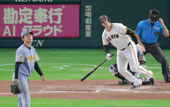 【巨人】虎キラー・ダルベックが先制ソロだマルチだ　対戦打率は．３５７「投手陣が充実している中で良い成績を残せているのは大きい」