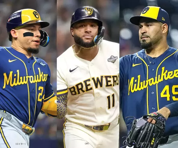 ブルワーズのベネズエラ代表トリオ、ＷＢＣとの“２冠”達成…２０１７年の米国＆アストロズのコンビ以来史上３～５人目