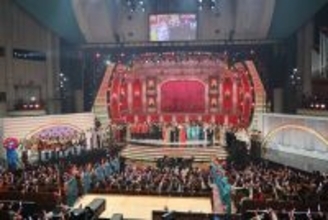 紅白歌合戦視聴率　第１部３０・８％　第２部３５・２％