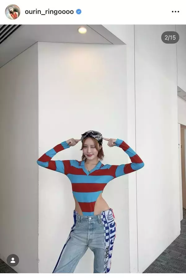 王林、大胆な衣装ショット大量公開！完璧すぎるスタイルに「すげ〜」「腰抜かす」「体の半分以上が足」