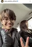 「いつも距離近すぎ！」２４歳になった加藤清史郎、元アイドルと「優しい彼氏さんですね」「隣が本当に羨ましい…」