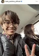 「いつも距離近すぎ！」２４歳になった加藤清史郎、元アイドルと「優しい彼氏さんですね」「隣が本当に羨ましい…」