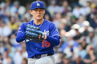山本由伸、体調不良からローテ飛ばさず回復「前の登板の前だったので」「無事問題なく」　ヌートバーと２度目の“侍対決”も３打数無安打で完勝