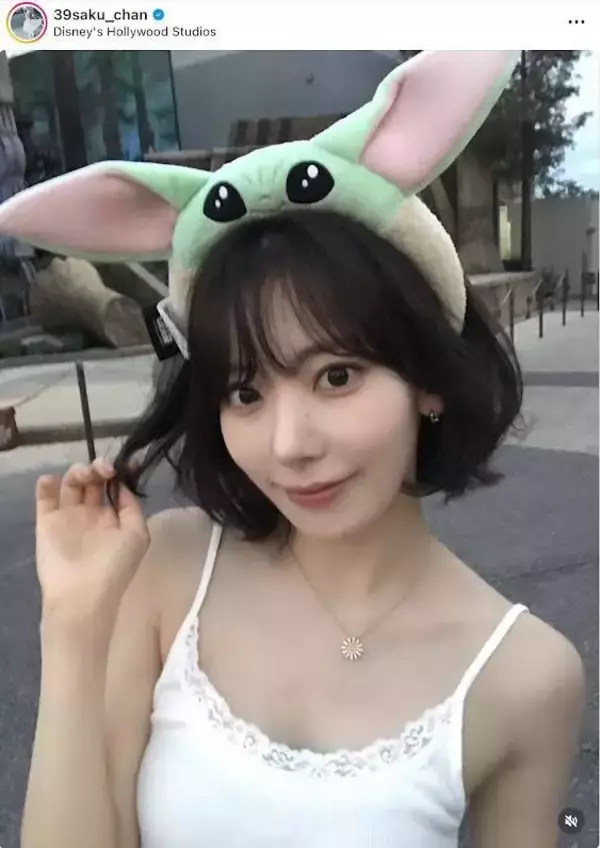 ルセラ・ＳＡＫＵＲＡ、美スタイル際立つディズニー満喫ショットがステキ！「可愛いすぎる！！」「ほんとにオタクすぎて超かわ」
