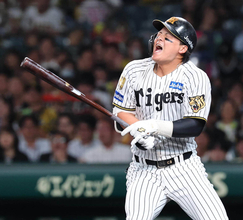 【阪神】前川右京は左手小指の骨折…藤川球児監督が明かす　２回に左手首付近に死球で途中交代　佐藤輝明、森下翔太に続きアクシデント連発