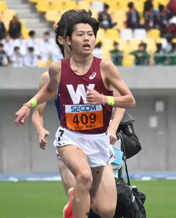 早大ルーキー本田桜二郎「箱根駅伝は往路を走りたい。かっこいいので」関東学生陸上男子１部１５００Ｍで２位惜敗
