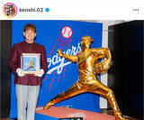 「大谷翔平の元同僚・杉谷拳士氏、等身大の黄金像に「改めてその偉大さを深く感じました」」の画像1